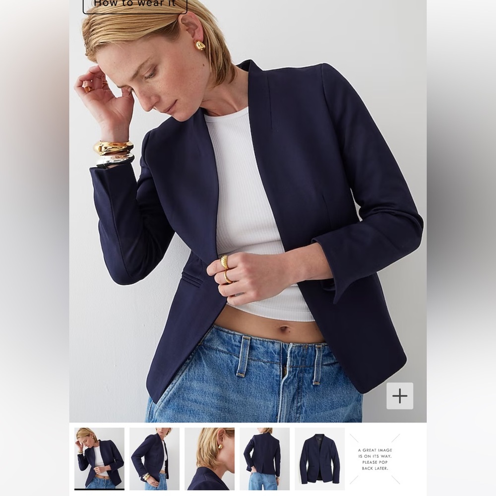 J Crew Navy Blazer